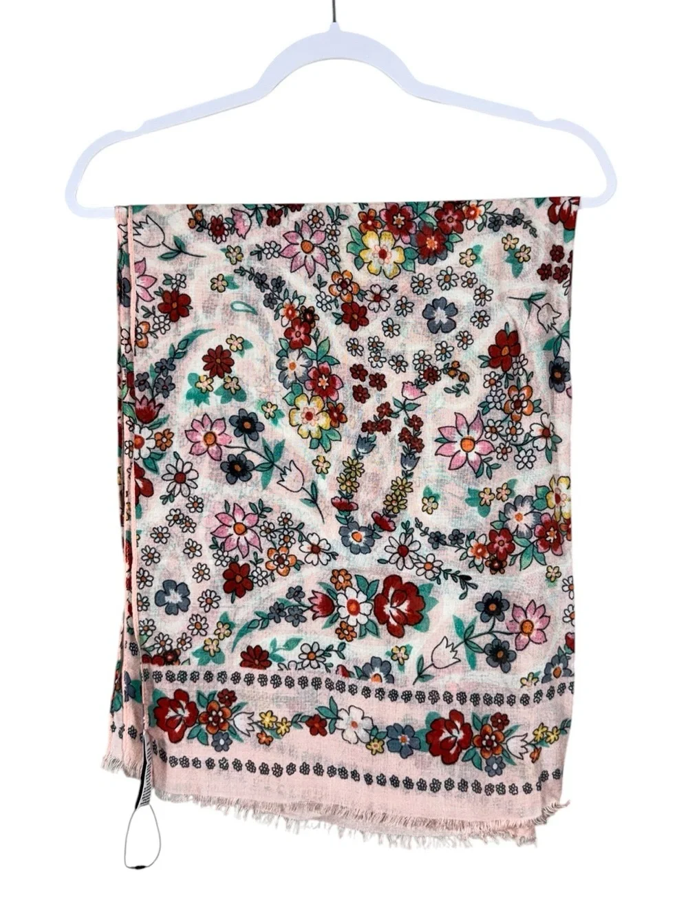 Vera Bradley Pretty Posies Scarf Pink New Cottage Floral Prairie